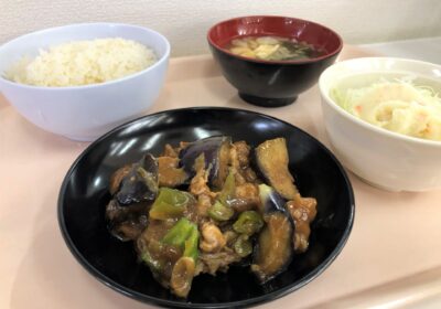 茄子の味噌炒め。実は茄子が苦手でしたが、この味噌炒めと出会い、茄子が好きになりました！